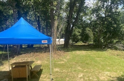 Hamilton RV Rental | Tentrr Signature Site - Tentrr Signature Redstone Bed, Barn and Camp 2