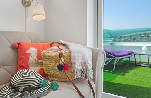 Puerto Rico Apartment | Terrace Sunset Playa de Amadores