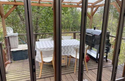 Imazu Cottage | The bedroom has 1 double bed and 2 single beds do/Takashima Shiga