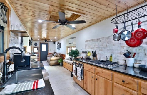 Baird House | The Belle Plain Caboose is a private romatic stay with great fishing!