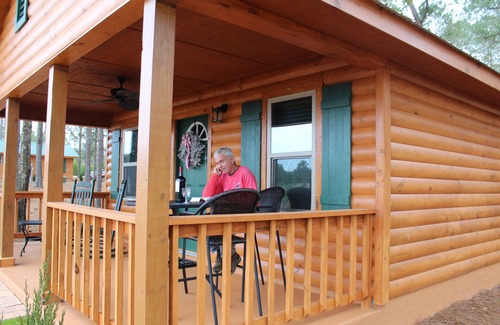 Fairhope Cabin | The Cabins At Fish River Christmas Tree Farm