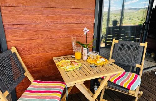 Zoar Apartment | The Cactus Deck by Matilo Cabins Klein Karoo R62 with Hot-tub