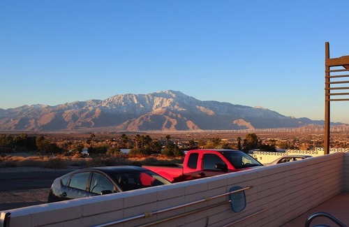 Desert Hot Springs Apartment | The Getaway 1BR #4: Pool, Mountain View, Kids/Pets welcome