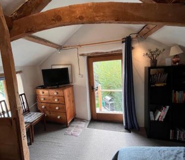 Long Barn House | The Hay Loft - private bathroom in separate building 10 metres away