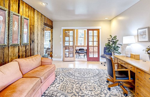 Loon Lake House | The Lakeside Farmhouse | Historic charmer with private dock & covered patio