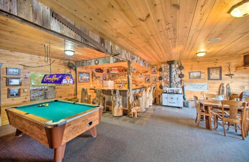 Putnam County House | The Lodge in Powersville with Game Room and Fire Pit