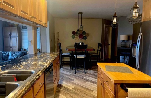 Monticello House | The Main Lake House - Lake Front - Lake Freeman - Patio, Fire Pit , Dock, Grill