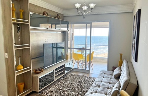 Mirim Apartment | The only one on the sand with a gourmet balcony