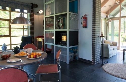 Stoke by Nayland House | The Pump House, impressive style, in a meadow, by a bubbling brook, unique