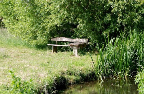 Stoke by Nayland House | The Pump House, impressive style, in a meadow, by a bubbling brook, unique