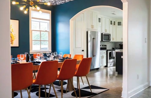 University District House | The Retro Memphis! Arcade + Hot Tub