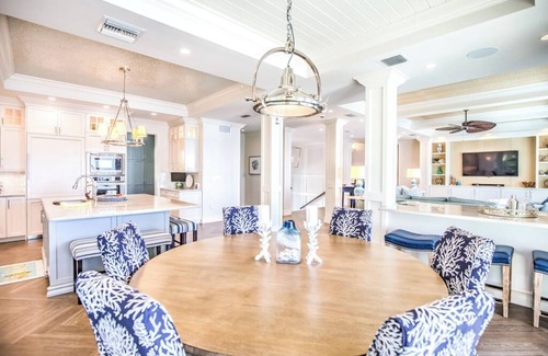 Coury House | The Sea Glass House~LUXURY Oceanfront Estate~Pool Dock Views Jacuzzi Game Room FirePit Office More!