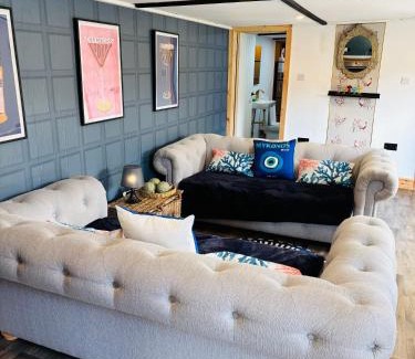 Hertford House | The stables farm stay private firepit bbq