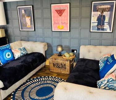 Hertford House | The stables farm stay private firepit bbq