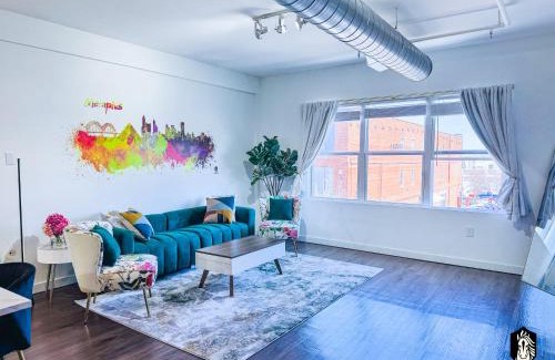 Downtown Memphis Apartment | The Stallion #302 - Modern 2BD Loft in Downtown with free parking