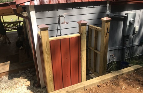 Suches Cabin | The Stargazer - Toccoa River Front Property with Private Pavilion