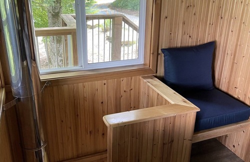 West Baden Springs Cabin | The Treehouse: Unique "Off the Grid" Cabin on the Lost River with stunning views