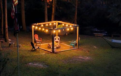 McCaysville Villa | The Waters Edge Game room creek access firepit and tons of outdoor space