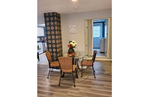 Akron House | The White House w/Hot Tub Portage Lakes Fenced Yard Pet-Friendly!