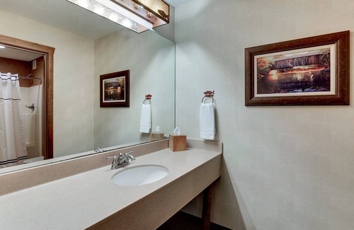 Johnston Hotel | Theme Suite w/Kitchenette & Dry Bar! Stoney Creek Des Moines, Parking