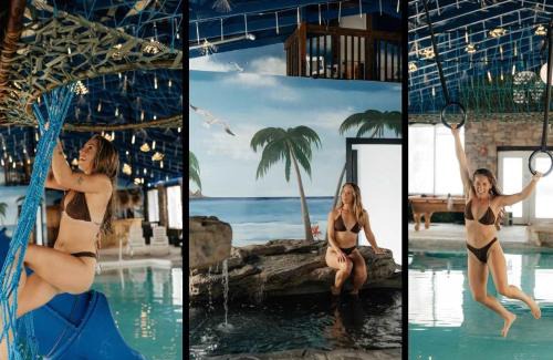 Bryant House | This is IT Cabin with a hot tub fire pit & indoor pool