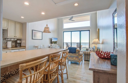 Kiawah Island Condo | Three Oceanfront Private Balconies with Panoramic View, Dolphins & Calm Breezes!