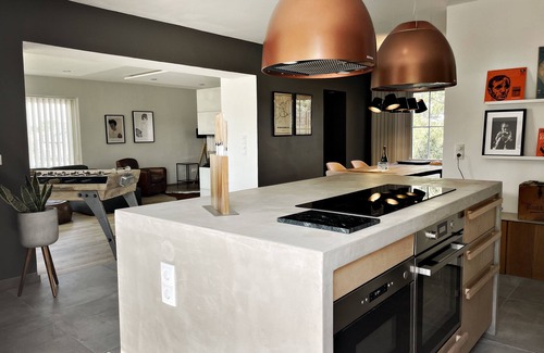 Wittduen Apartment | TIDE4 Amrum No. 8 - dog-friendly with fireplace and garden, 1 min to the sea.