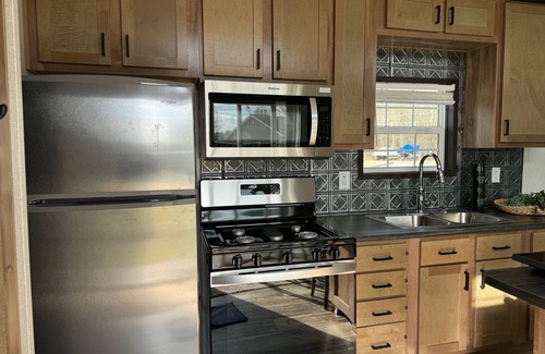 Jones RV Rental | Tiny Home on Bair Lake - at Shady Point Campground