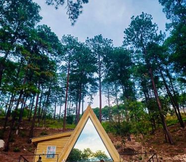 Comayagua Ski Chalet | Tiny Pines A-Frame Cabin, Domes and Luxury Glamping Site