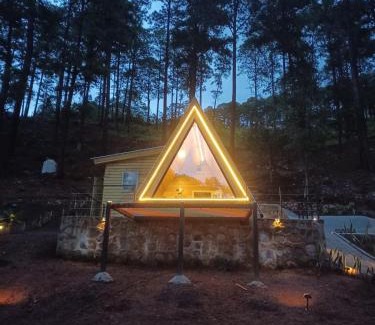Comayagua Ski Chalet | Tiny Pines A-Frame Cabin, Domes and Luxury Glamping Site