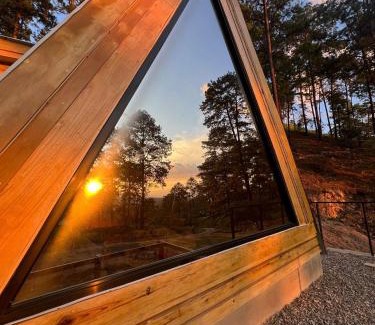 Comayagua Ski Chalet | Tiny Pines A-Frame Cabin, Domes and Luxury Glamping Site