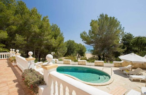 Santa Eulalia del Rio House | Top Holiday villa with pool, 1st line on the beach - unique in Ibiza