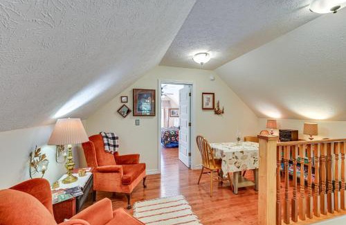 Rockfield Apartment | Trails and Fishing Pond at Serene Delphi Getaway