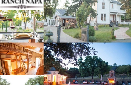 Calistoga Cottage | TREE HOUSE, WITH INDOOR/OUTDOOR SHOWER, PRIVATE DECK, POOL & INFIINITY HOT TUB