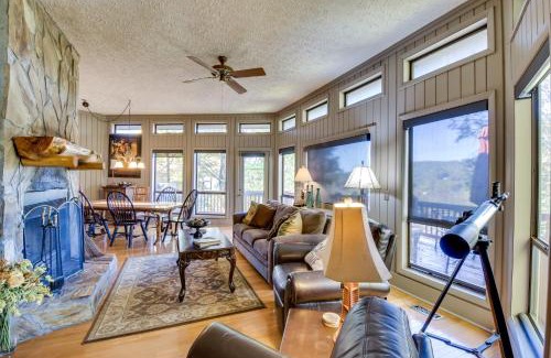 Sky Valley House | Tree-Top Cabin with Game Room and Mountain Views!