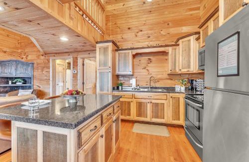 Bryant House | Tri-state Corner Cabin with a fire pit hot tub & indoor pool