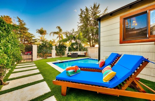 Beach Barber Tract House | Tropical Paradise-Pool & Hot Tub, walk to beach