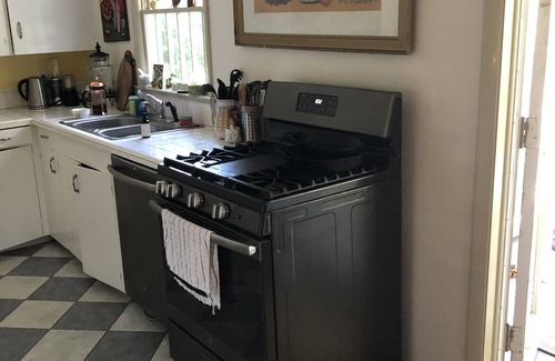 Lynn House | Tryon Love 2 min walk to downtown. Wood fireplace. Monthly rentals only.