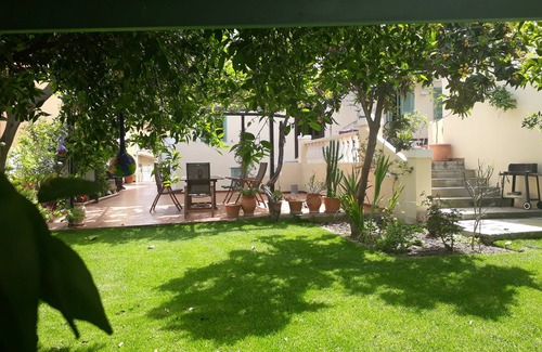 Rhodes Apartment | Tudors Garden Villa Rhodes. Castle Apartm. Beach & Old Town 8 mins walk,sea view