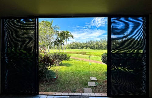 Kahuku Condo | Turtle Bay Creek view - 1Bed 2Bath Kuilima Condo - Sleeps 4