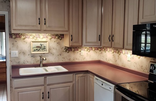 Custer House | Two story authentic log construction home, built in 1936 with two fireplaces.