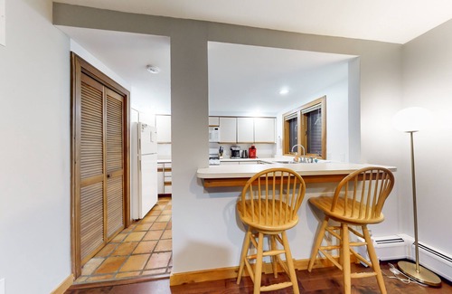 Ludlow Condo | Two-story condo with forest views, Echo Lake beach access, pool, dock & tennis