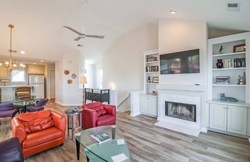 Tybee Island House | Tybee Island townhome w/ocean views, screened porch & next to the Post Theater