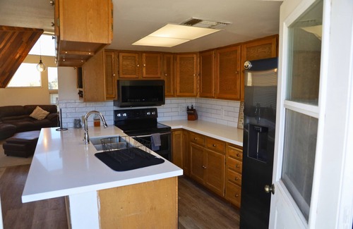 Barstow House | Unique Dome Home in Barstow w/Game Room & Private Spa!