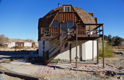 Barstow House | Unique Dome Home in Barstow w/Game Room & Private Spa!