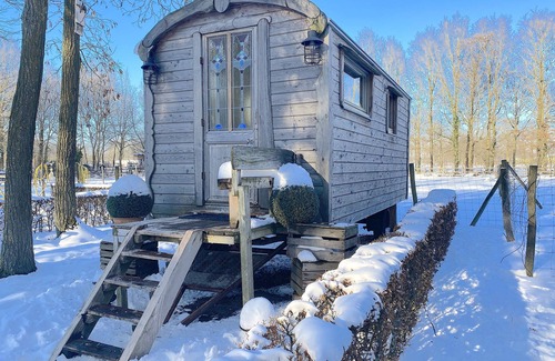 Zeeland House | Unique Pipowagen with optional hot tub