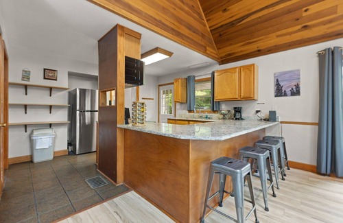 Rogers Ski Chalet | Updated Lake House, set atop the hill overlooking beautiful Deer Water Lake.