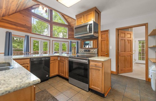 Rogers Ski Chalet | Updated Lake House, set atop the hill overlooking beautiful Deer Water Lake.