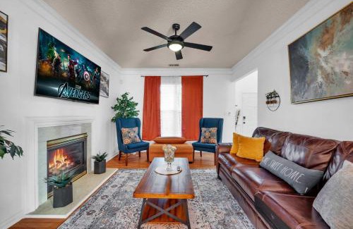 Prosperity Church Road House | Updated University Area Home with Hot Tub Near Charlotte Your Perfect Retreat