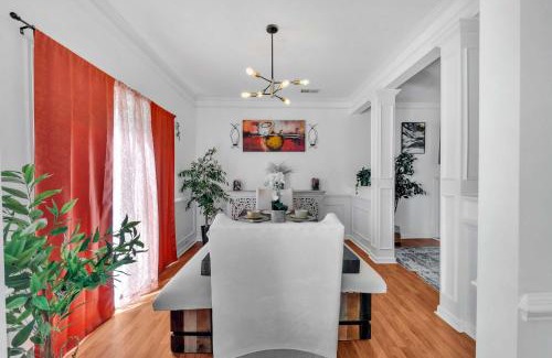 Prosperity Church Road House | Updated University Area Home with Hot Tub Near Charlotte Your Perfect Retreat